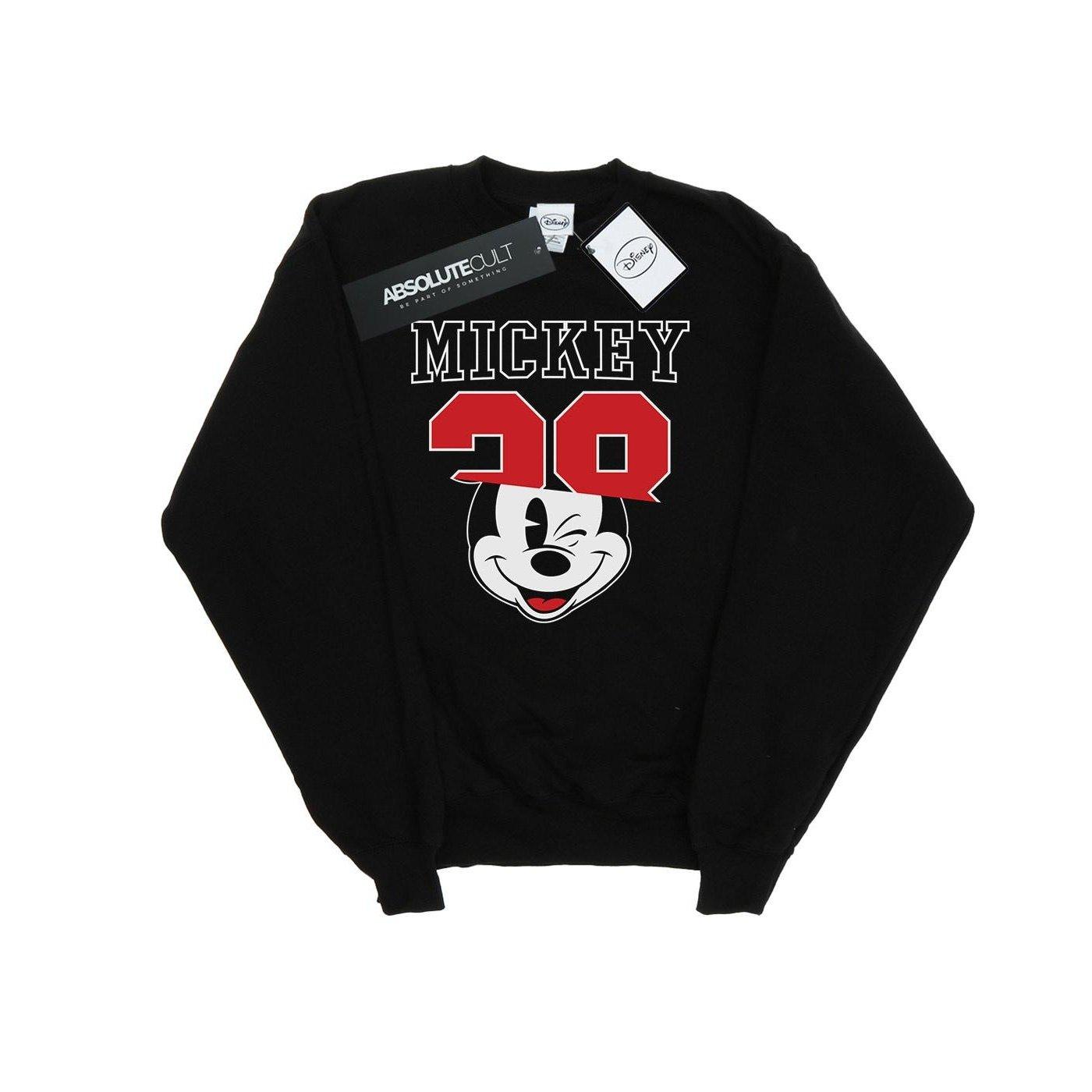 Image of Mickey Mouse Split 28 Sweatshirt Herren Schwarz XXL