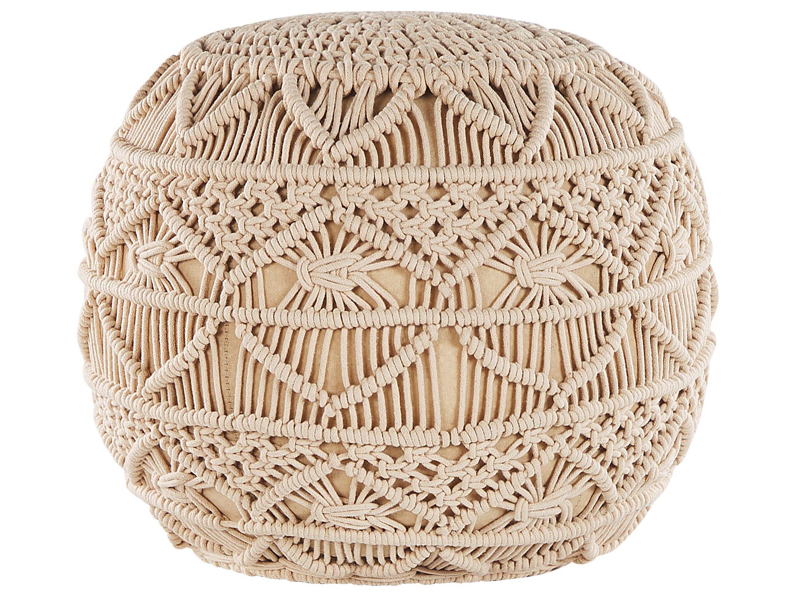 Beliani Pouf en Cotone Classico KAYSERI  