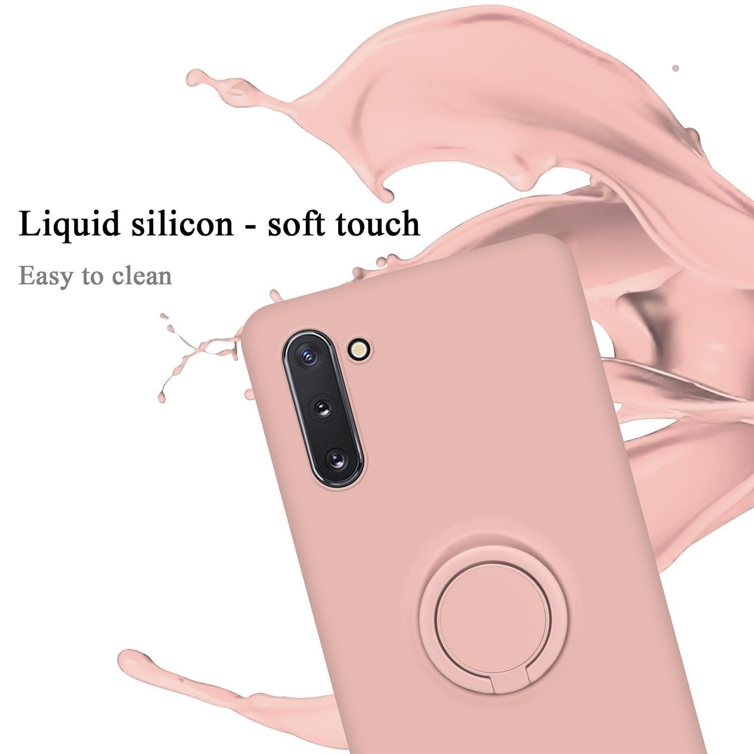 Cadorabo  Hülle für Samsung Galaxy NOTE 10 TPU Silikon mit Ring Liquid 