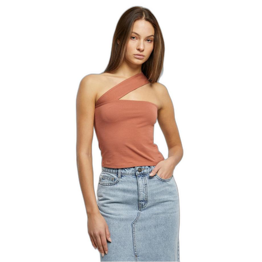 URBAN CLASSICS Damen One Shoulder Tanktop  