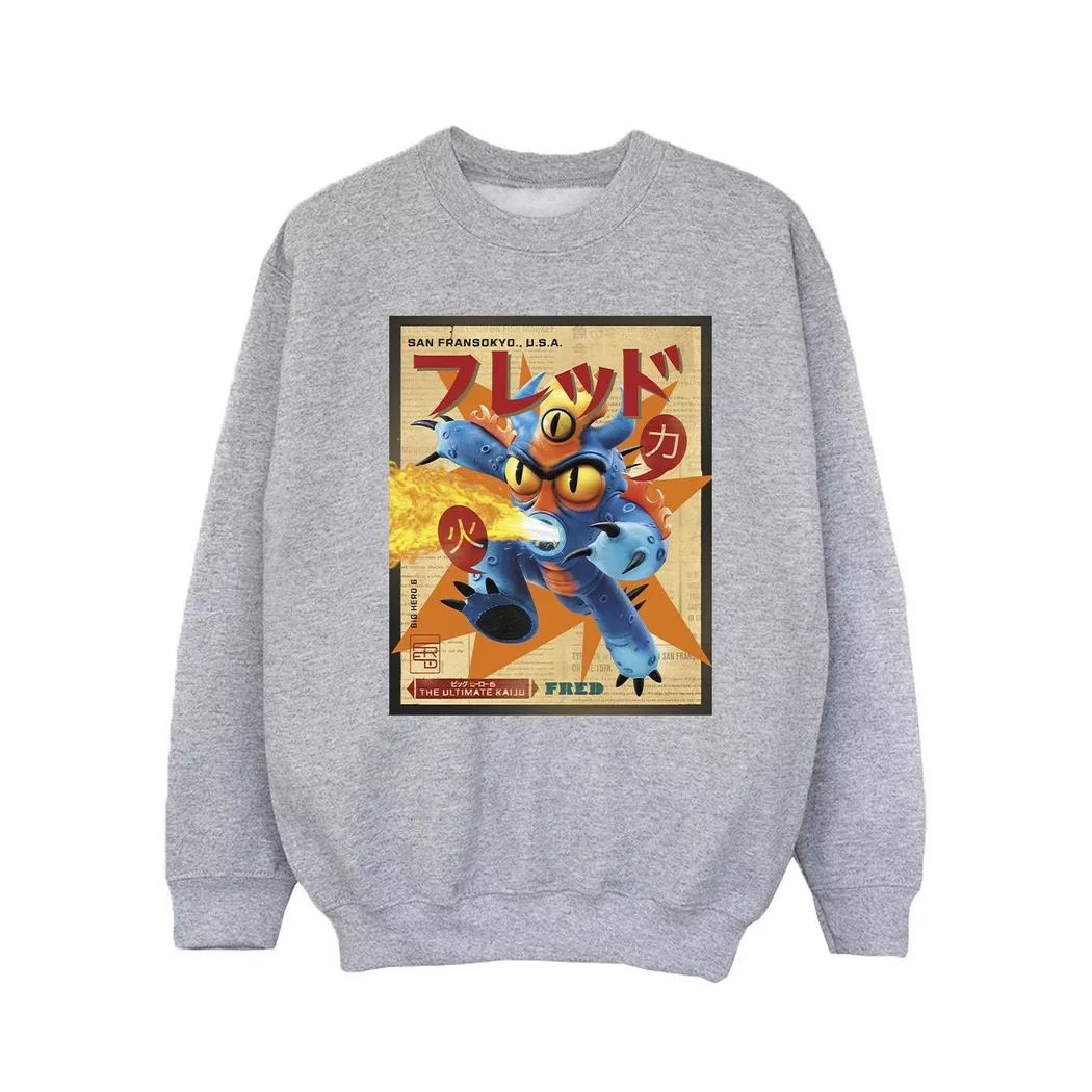 Disney - Big Hero 6 Sweatshirt, 104, Grau