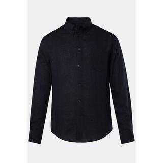 JP1880  Chemise à rayures manches longues, col à pointes boutonnées, coupe Modern Fit - jusqu'au 8&nbsp;XL 