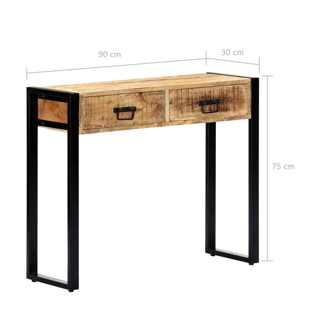 VidaXL Table d'appoint bois  