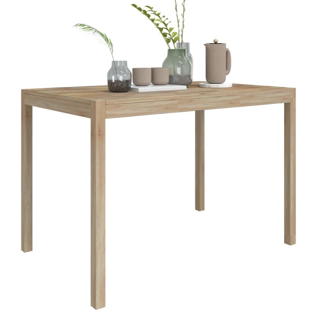 VidaXL Table à manger bois d'acacia  