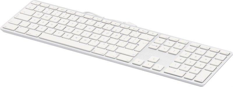 LMP  USB Tastatur KB-1243, UK-Layout, Zahlenblock, 110 Tasten, 2x USB 