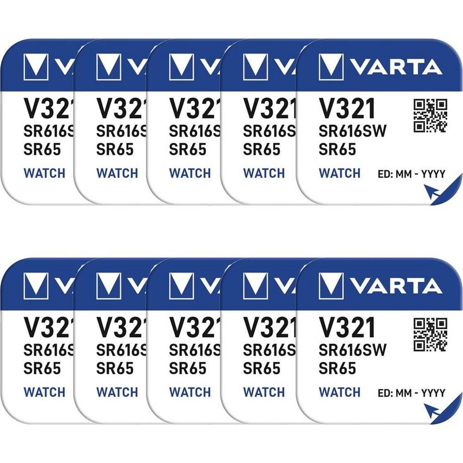 VARTA  Knopfzelle V321 (10 Stück) 