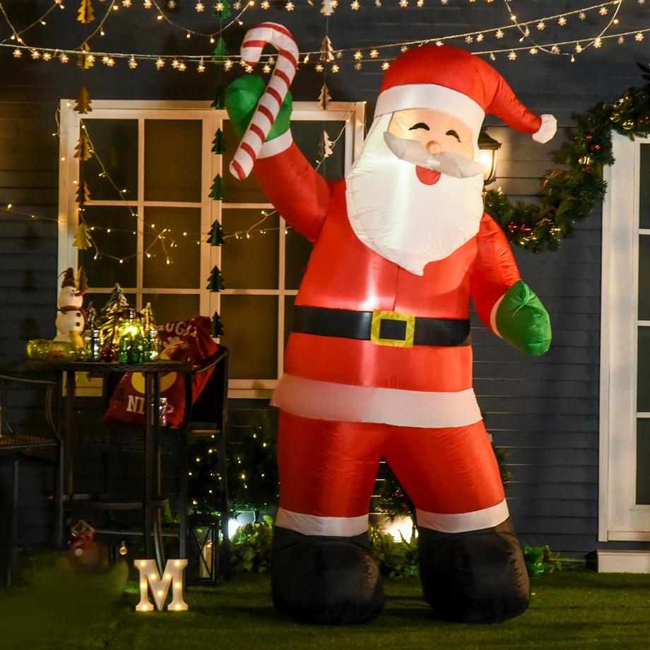 HOMCOM Aufblasbar Weihnachtsdeko  