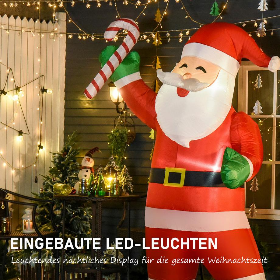 HOMCOM Aufblasbar Weihnachtsdeko  