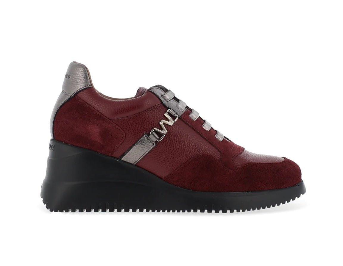 Image of Eva - Leder Sneaker Damen Rot 39