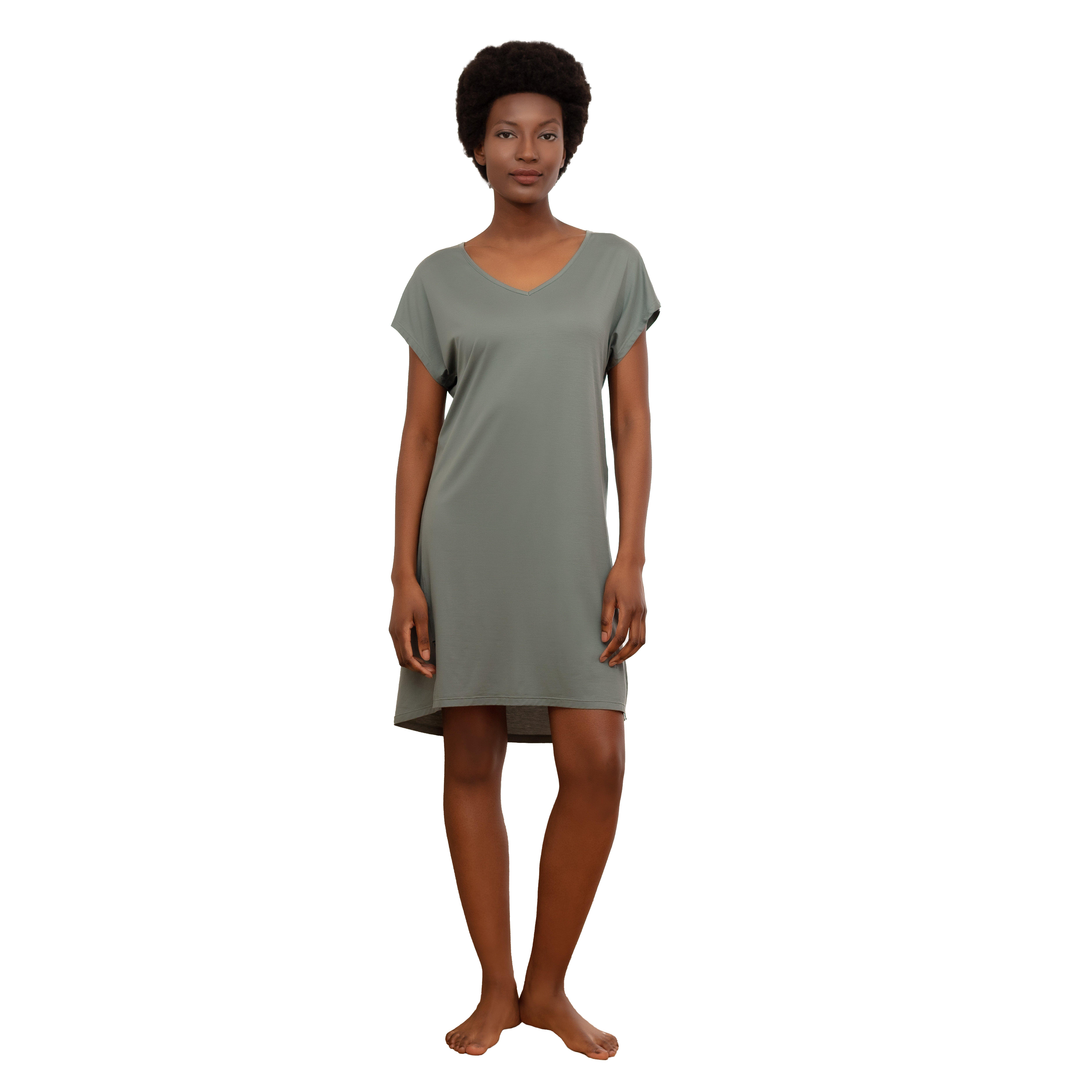 Image of Stay Cool Nachthemd Nattcool Damen Militärgrün XL