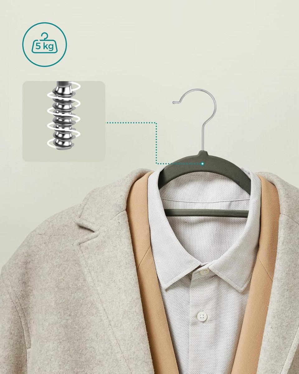 Songmics Set de 20 cintres en velours  