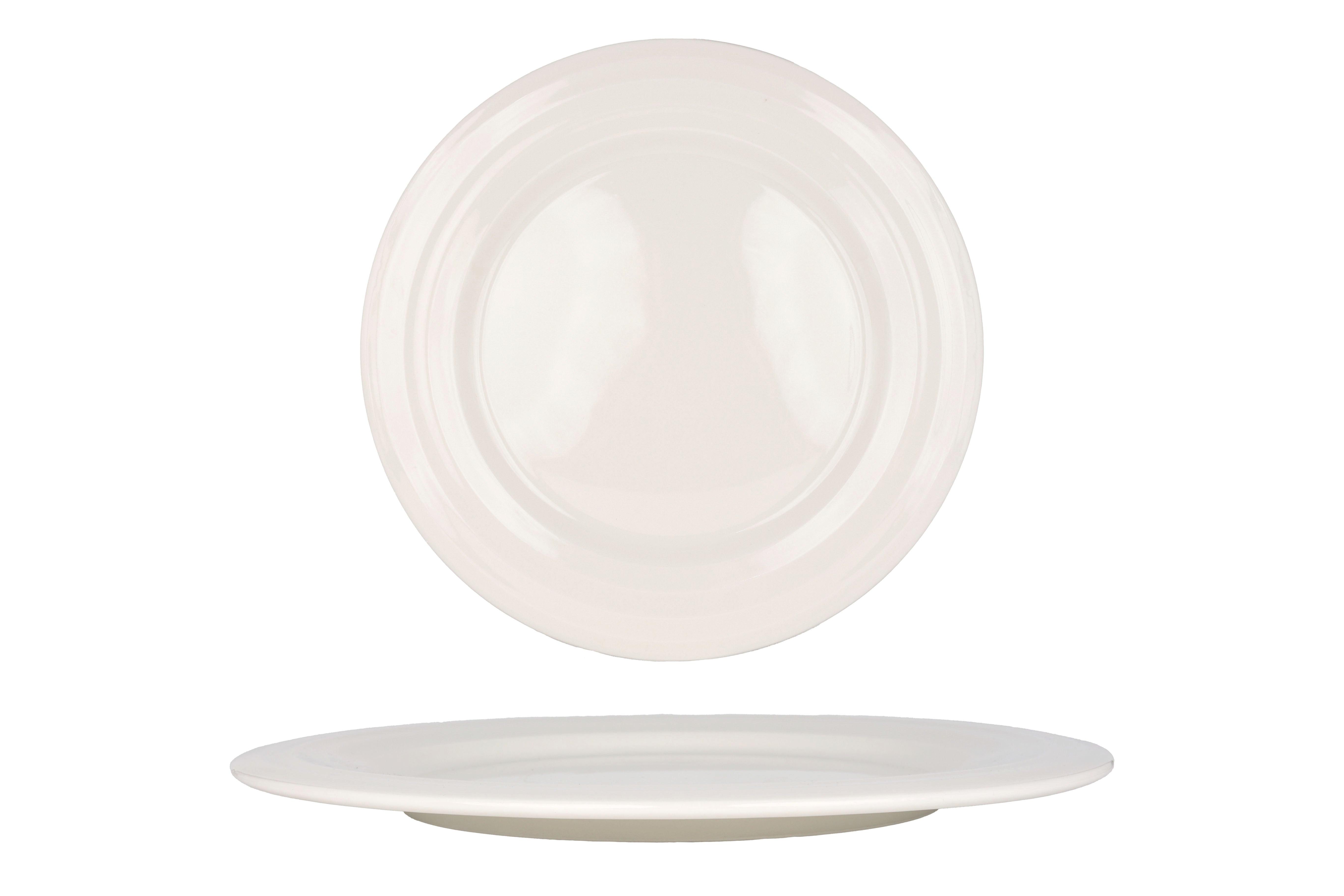 Bonna Assiette à dîner - Halo -  Porcelaine - lot de 6  