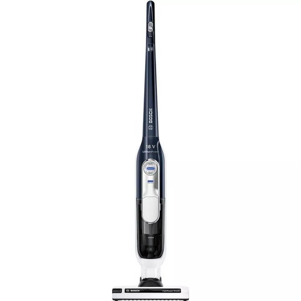Bosch Haushalt – Akkustaubsauger 18.0V LithiumPower Athlet dark navywhite, Blau, One Size