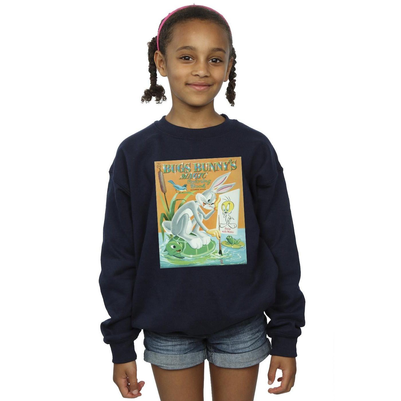 LOONEY TUNES  Bugs Bunny Colouring Book Sweatshirt 