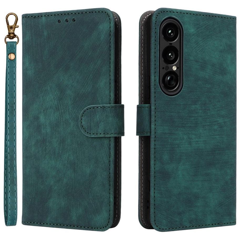Cover-Discount  Sony Xperia 1 VII - Ledertasche mit RFID Blocker 