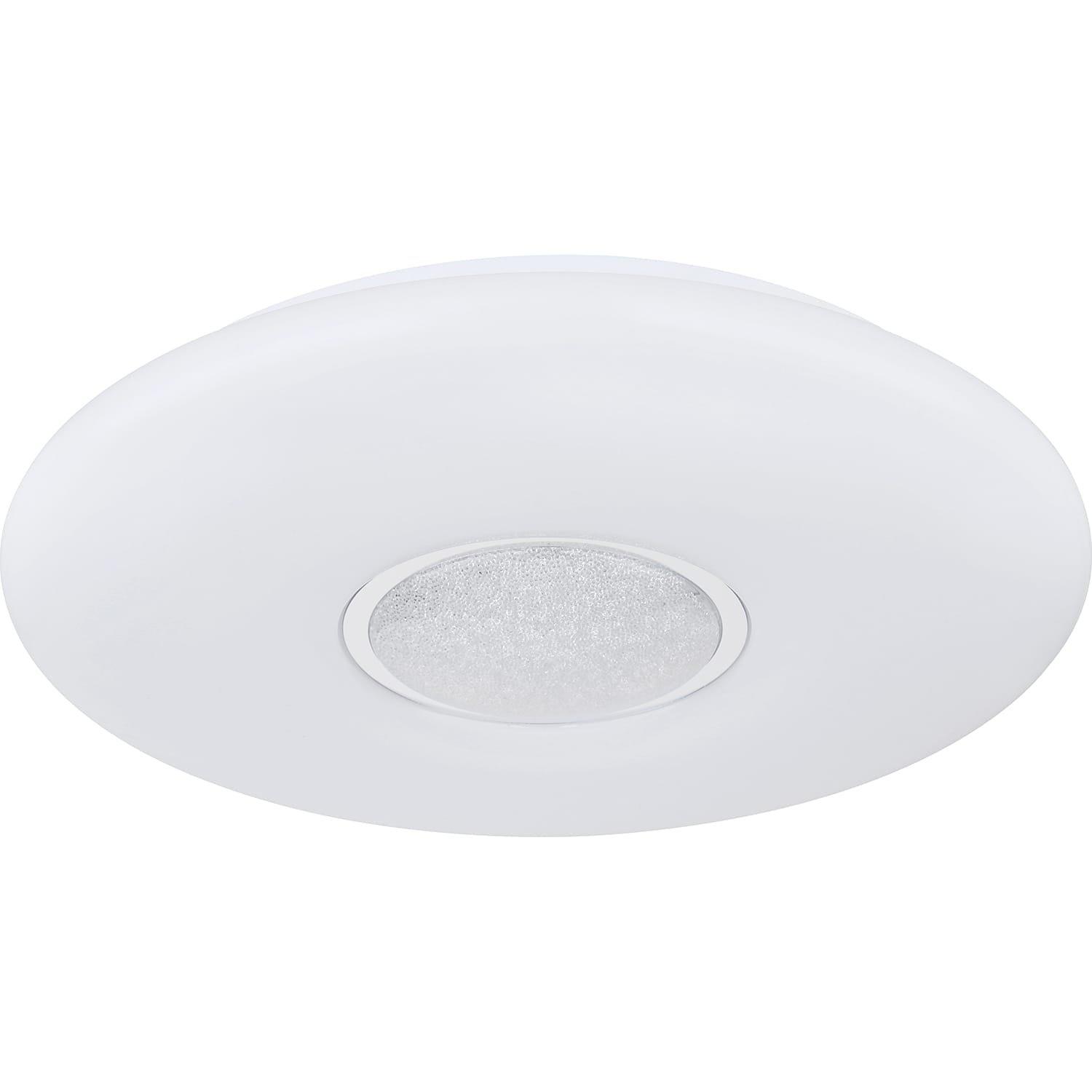 mutoni Plafonnier Sully métal blanc LED 41x41  