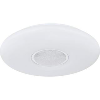 mutoni Plafonnier Sully métal blanc LED 41x41  