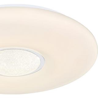 mutoni Plafonnier Sully métal blanc LED 41x41  