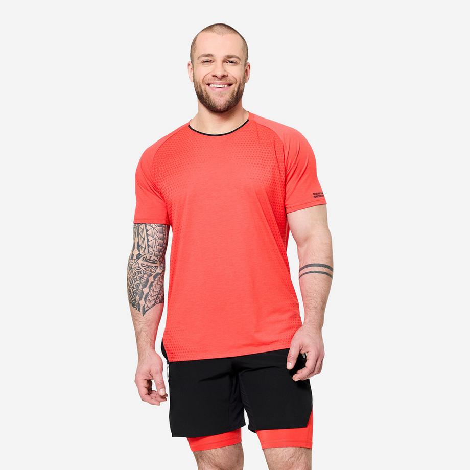 DOMYOS  T-shirt homme cross training performance Celliant 