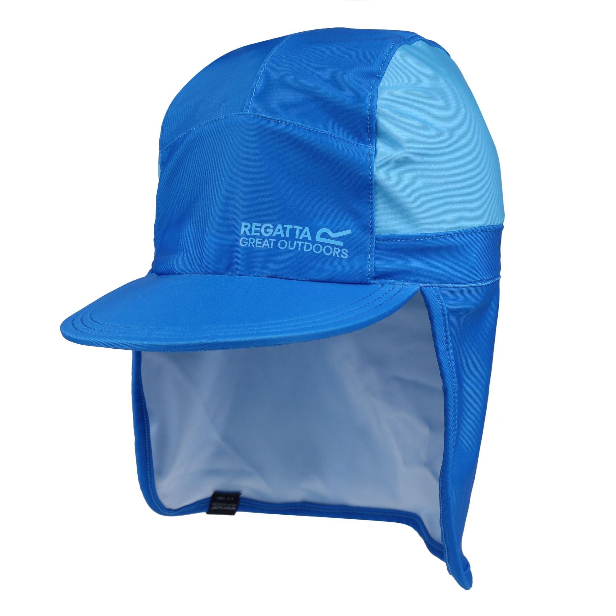 Image of Sunshade Kappe Mit Nackenschutz Mädchen Blau 110/116