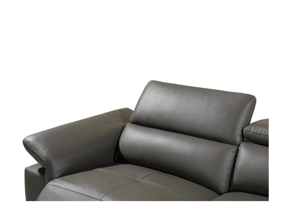 LINEA SOFA Relaxsofa Ecksofa Leder elektrisch Ecke Rechts PASCALINE  