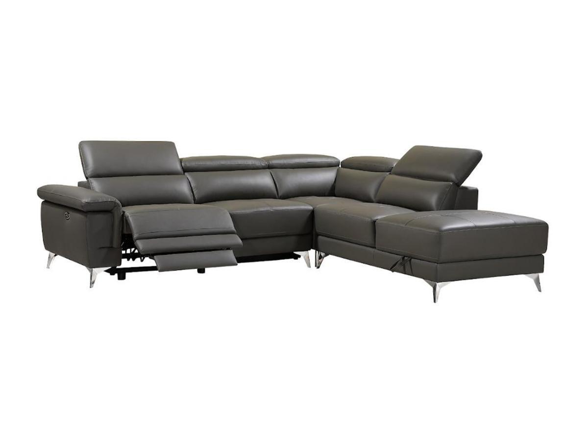 LINEA SOFA Relaxsofa Ecksofa Leder elektrisch Ecke Rechts PASCALINE  