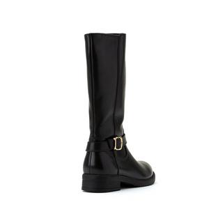 La Redoute Collections  Lederstiefel mit Reissverschluss 