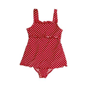 Maillot de bain 1 pièce avec jupe et protection UV bébé  Dots