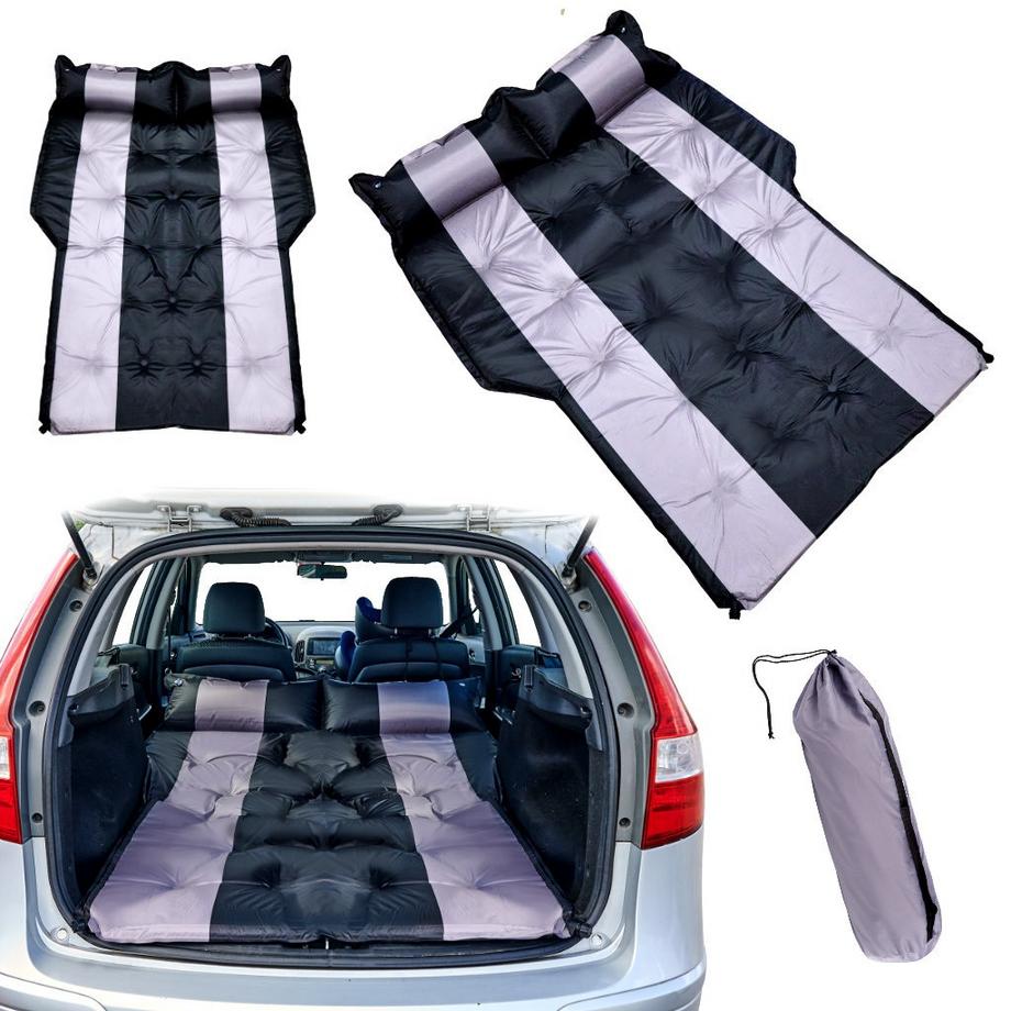 Matelas gonflable lit voiture 180x120cm noir