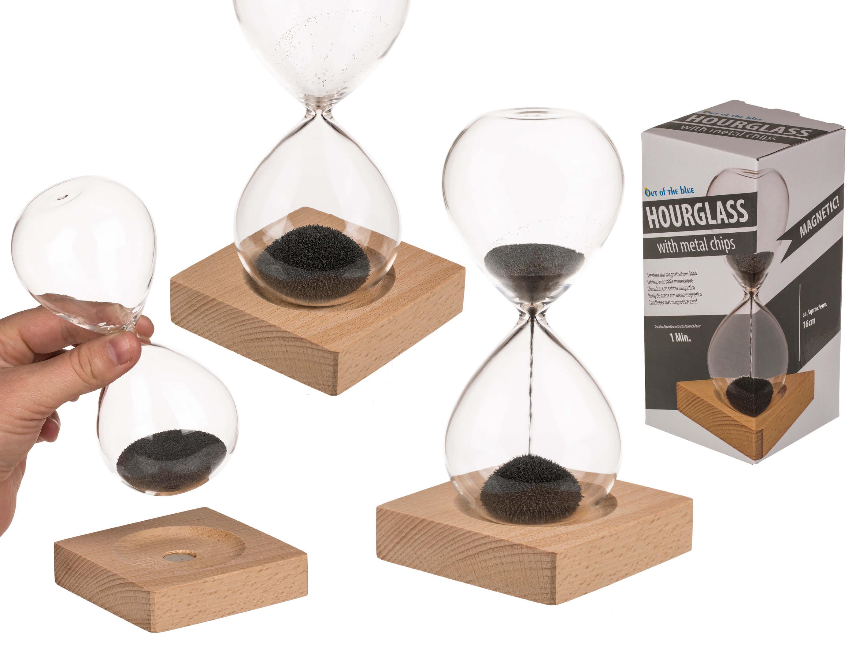 Out of the blue  Clessidra con sabbia magnetica 