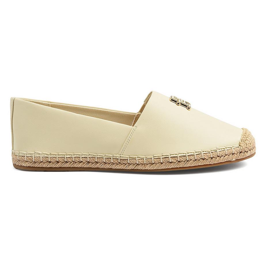 TOMMY HILFIGER Logo Leather Espadrille  