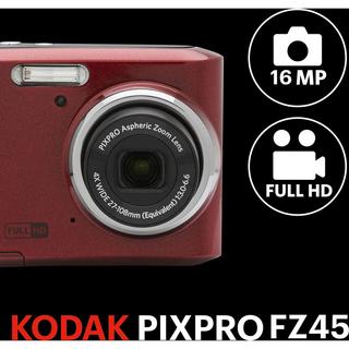 Kodak  Appareil photo numérique KODAK Pixpro FZ45 CMOS 4x 16MP Rouge 