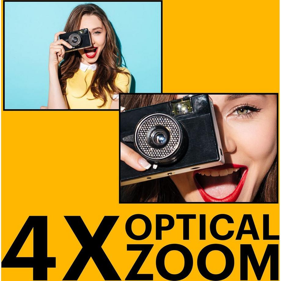 Kodak  Fotocamera digitale KODAK Pixpro FZ45 CMOS 4x 16MP Rossa 