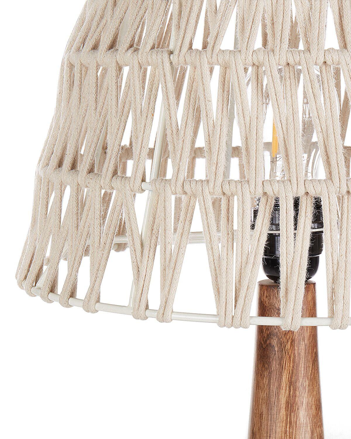 Beliani Lampada da tavolo en Cotone Boho PELLEJAS  