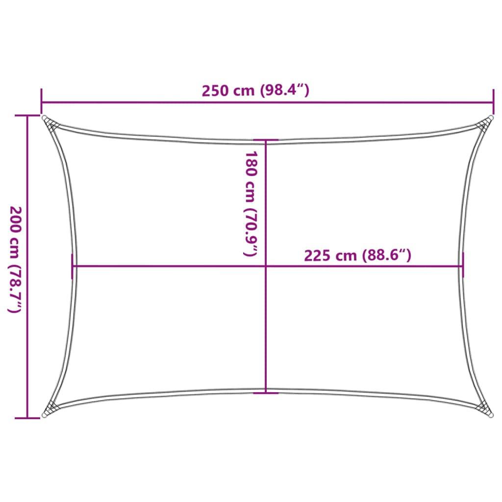 VidaXL Voile solaire  