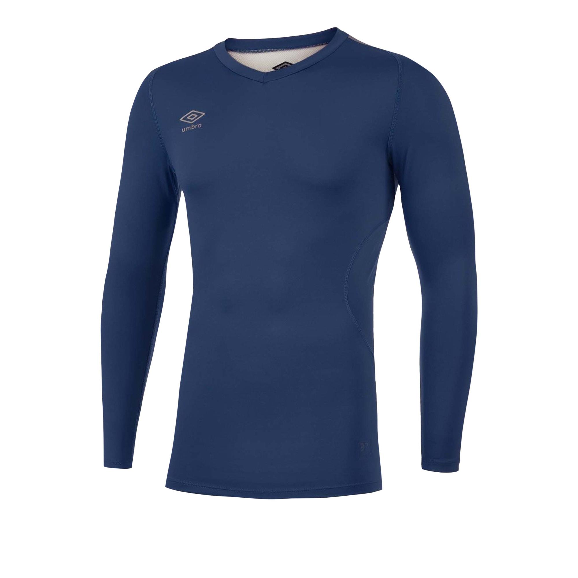 Image of Elite Base Layer Oberteil Vausschnitt Herren Marine XL