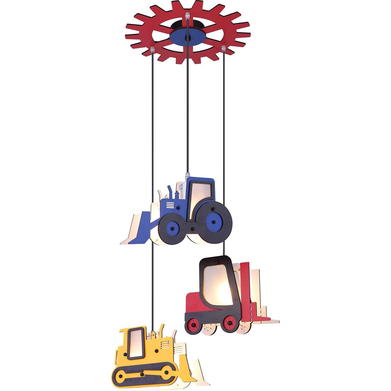 Image of Hängeleuchte Toolies MDF Dunkel 3xE14 ILLU Hängeleuchte Toolies MDF Dunkel 3xE14 ILLU