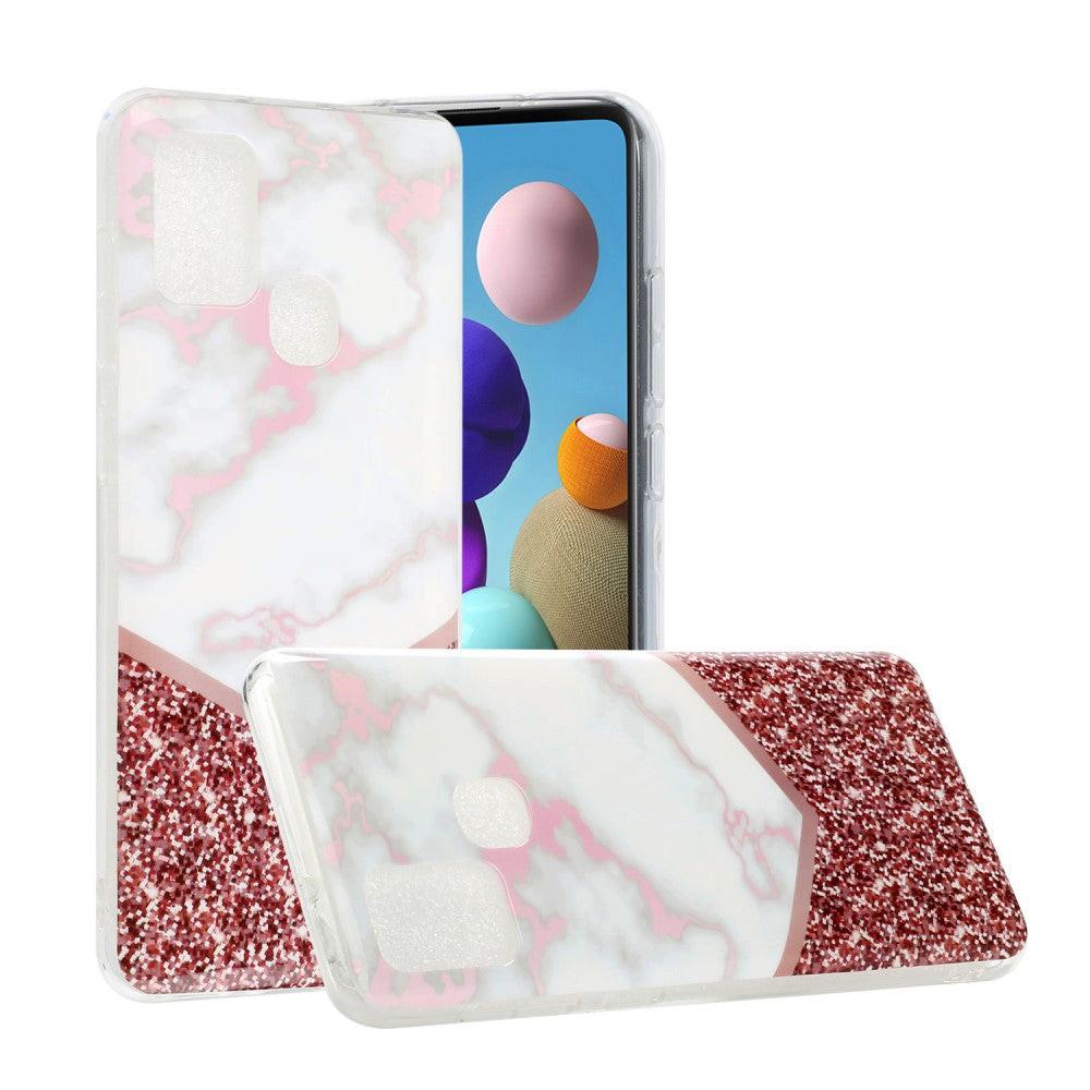 Cover-Discount  Galaxy A21s - Softes Silikon Gummi Case Marmor 