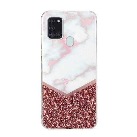 Cover-Discount  Galaxy A21s - Softes Silikon Gummi Case Marmor 