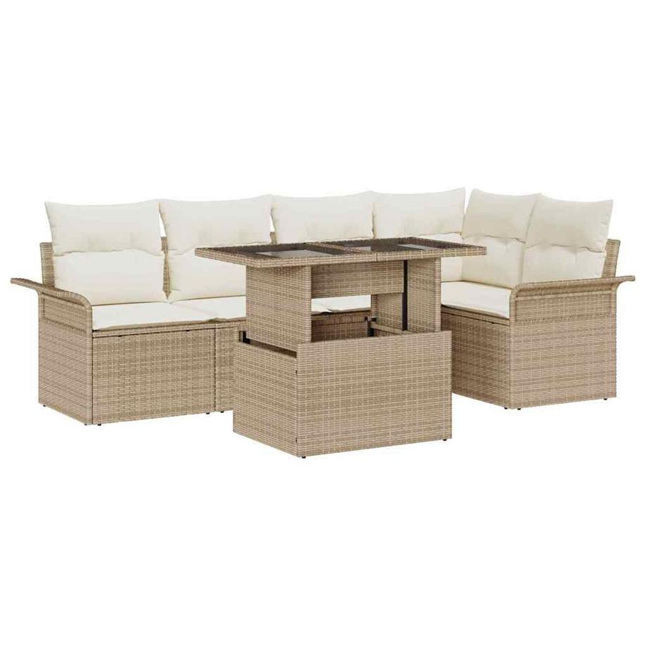 Set Divano da Giardino Polyrattan
