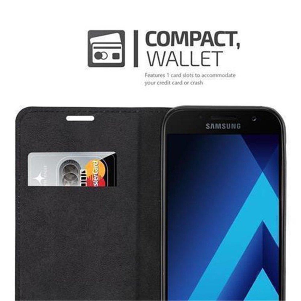 Cadorabo  Housse compatible avec Samsung Galaxy A3 2017 - Coque de protection avec fermeture magnétique, fonction de support et compartiment pour carte 