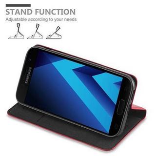 Cadorabo  Housse compatible avec Samsung Galaxy A3 2017 - Coque de protection avec fermeture magnétique, fonction de support et compartiment pour carte 