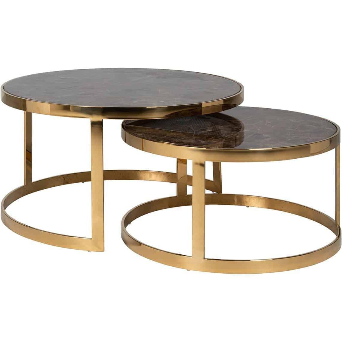 mutoni Table basse Conrad (série de 2)  