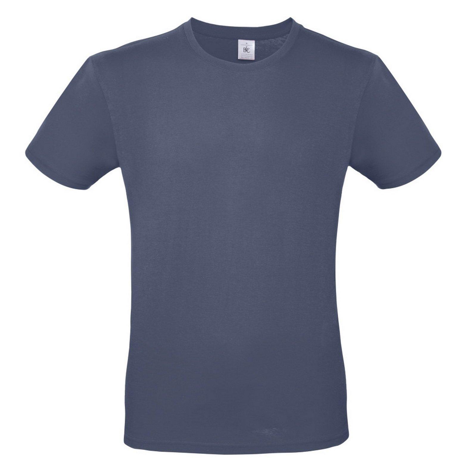 Image of B&c Tshirt #e150 Herren Blau Denim M