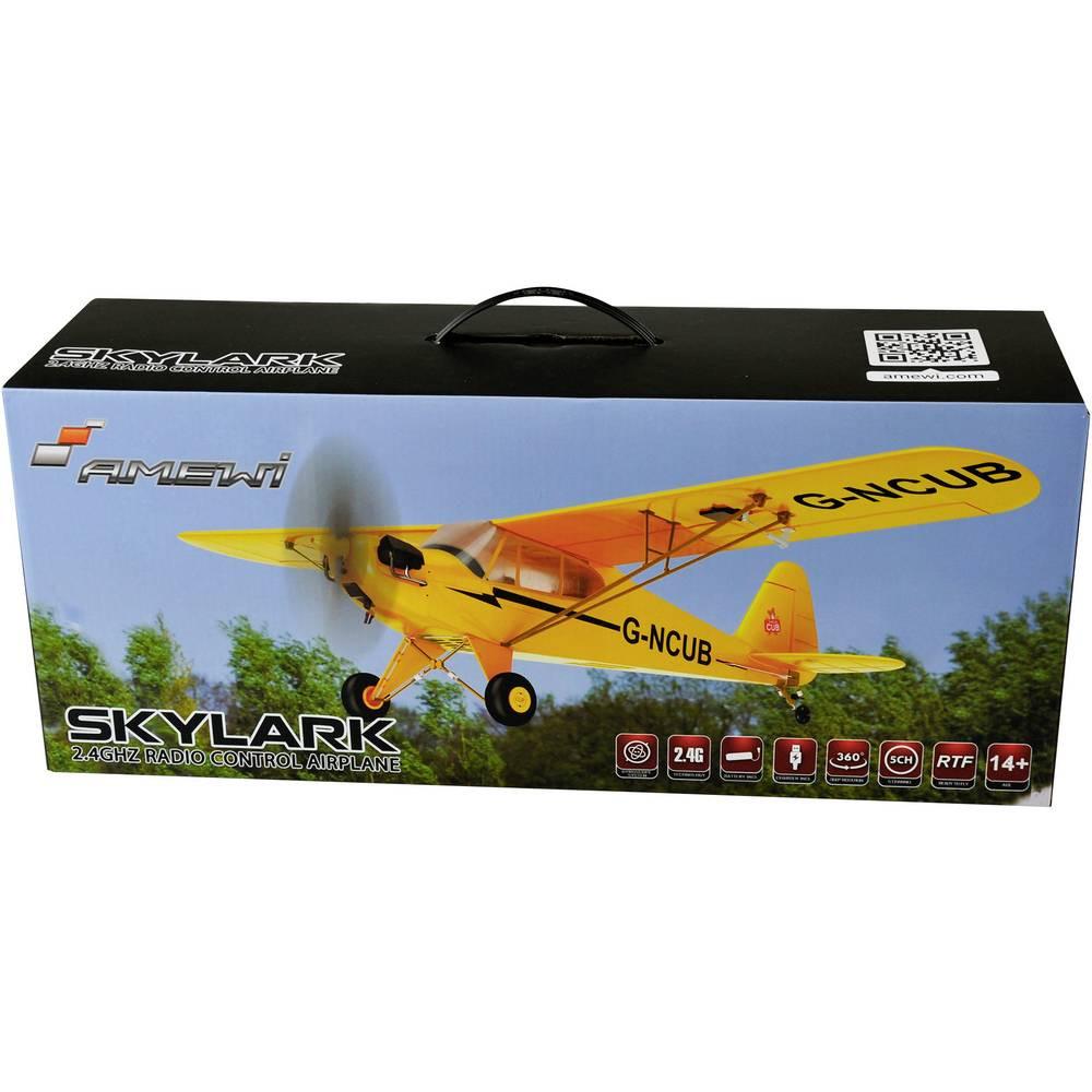 Amewi  Skylark Gelb RC Modellflugzeug 650 mm 