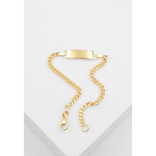 MUAU Schmuck  ID-Bracelet Panzer Gelbgold 750, 2.7mm, 14cm 