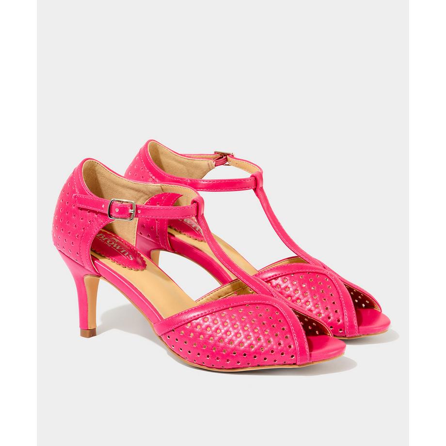 Joe Browns Lasergeschnittene T-Bar Absätze  