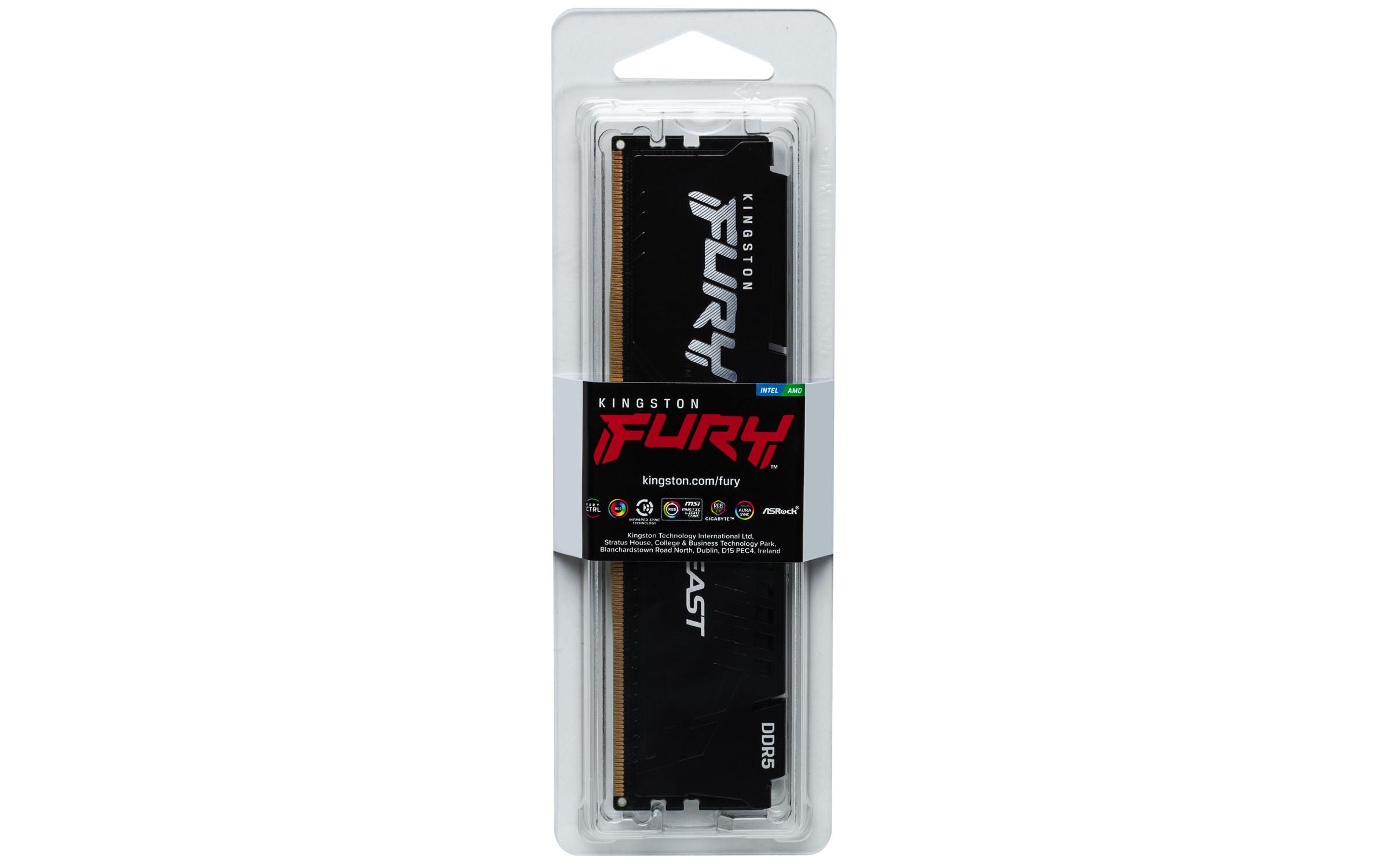 Kingston  FURY Beast (1 x 16GB, DDR5-5600, DIMM 288 pin) 