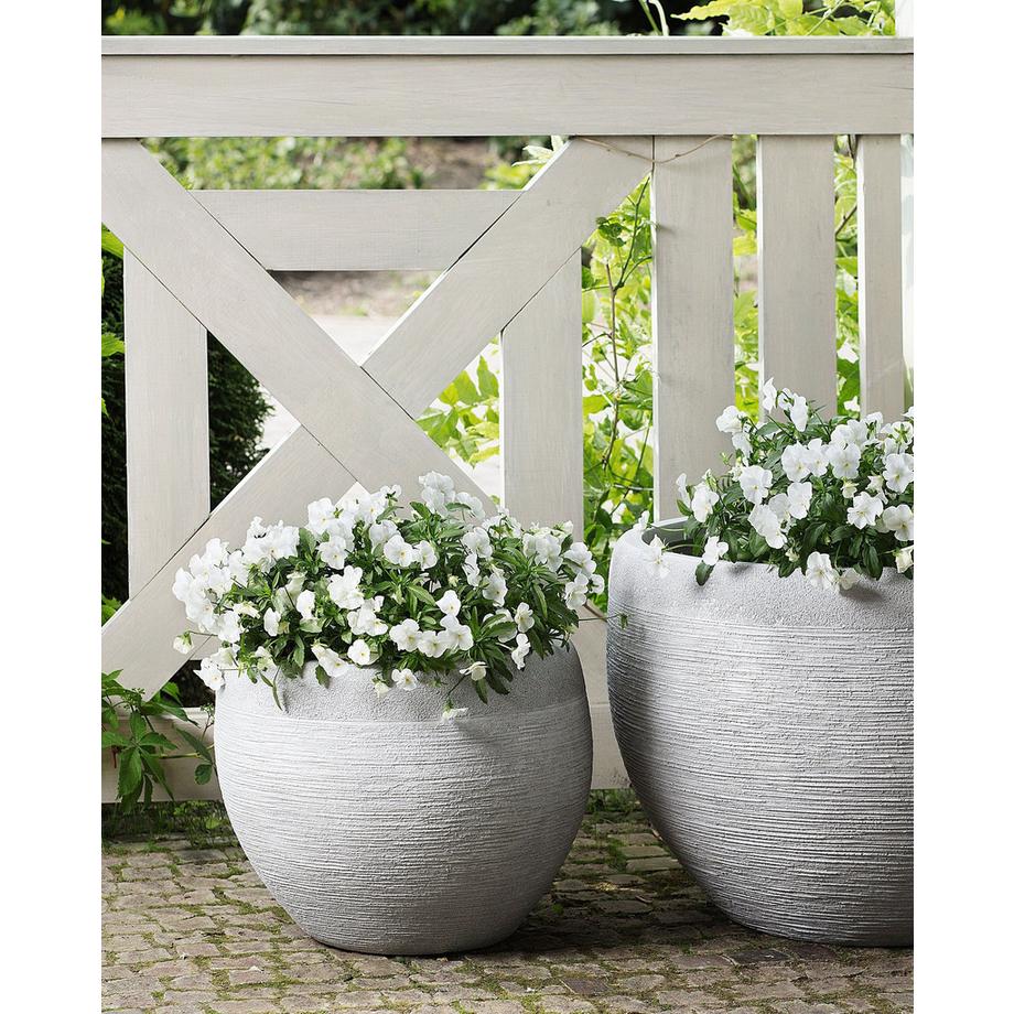 Beliani Vaso per piante en Fibra d'argilla  ZAKROS  