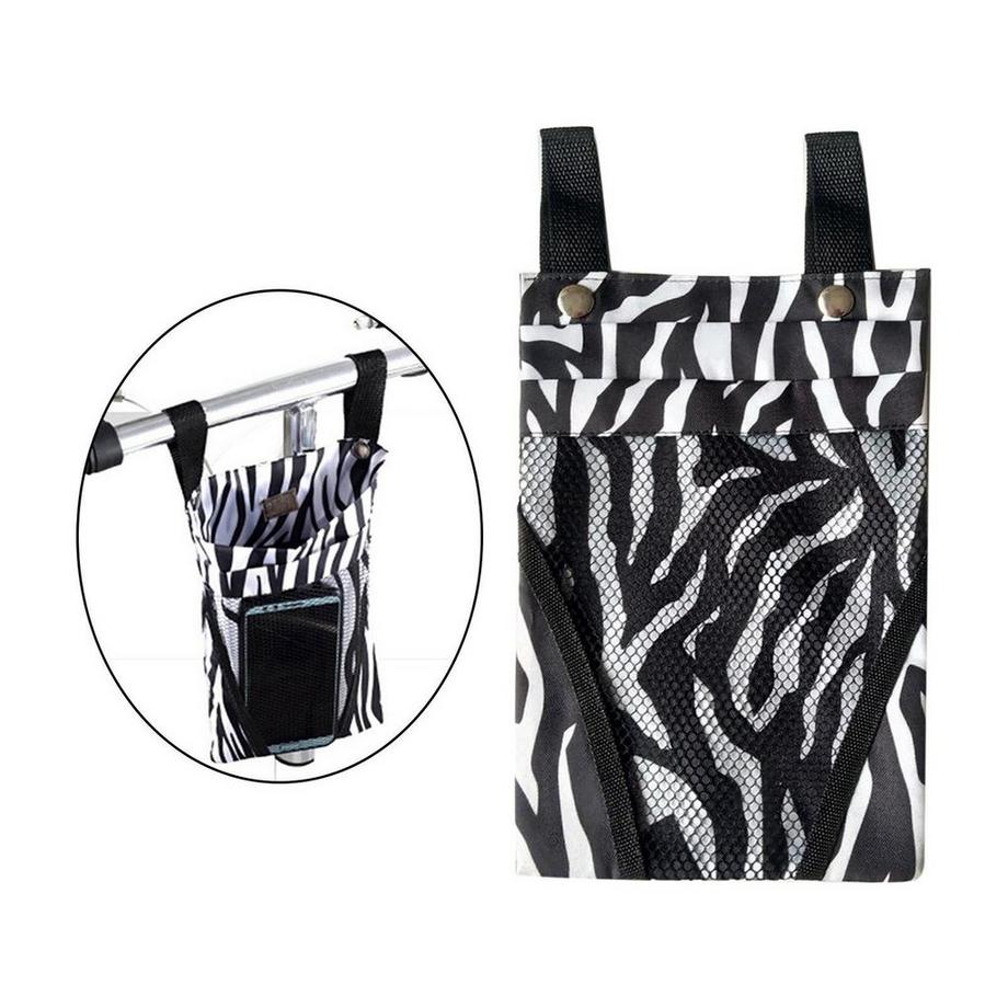 Northio  Wasserfeste Tasche für Fahrradbretter – Zebramuster 